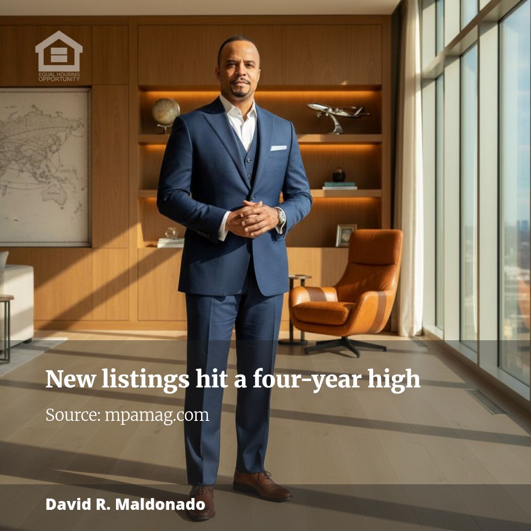 New listings hit a four-year high